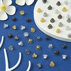 600 個 6 色のアイロンビーズキャップ  ミックスカラー  8x6mm  100個/カラー&nbsp;IFIN-YW0003-06