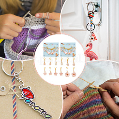 Flower Stitch Markers&nbsp;HJEW-AB00275