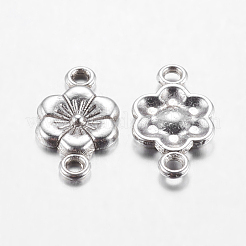 Tibetan Style Alloy Flower Links Connectors&nbsp;LF5093Y