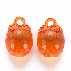 Autumn Theme Transparent Acrylic Pendants&nbsp;TACR-T024-04B-921