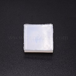 DIY食品グレードシリコンモールド  レジンキャストペンダントモールド  人形の髪作りに  ホワイト  40x43x20.5mm  内径：22x26.5mm&nbsp;DIY-TAC0012-43