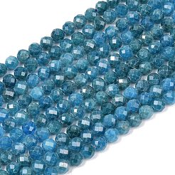 Natural Apatite Beads Strands&nbsp;G-B175-D13-6mm