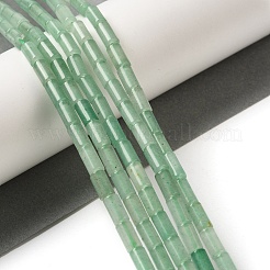 天然石グリーンアベンチュリンビーズ連売り  コラム  8x4mm  穴：0.7mm  約48個/連  15.35~15.43''（39~39.2センチメートル）&nbsp;G-B091-A04-01