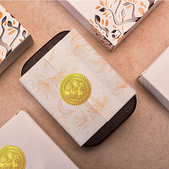 プラスチック製の粘着式金箔エンボスステッカー  メダル装飾ステッカー  ワシ  5x5cm  4pcs /シート&nbsp;DIY-WH0211-374