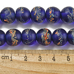 Handmade Lampwork Beads Strands&nbsp;BLOW-D006-07D