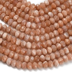 Natural Sunstone Beads Strands&nbsp;G-Z111-A30