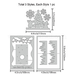 Christmas Theme Carbon Steel Cutting Dies Stencils&nbsp;DIY-WH0309-1228