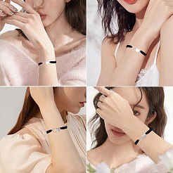 10個のステンレス鋼コネクタチャーム  2 ハートリンク  ステンレス鋼色  24.6x9.2mm  穴：1.5mm&nbsp;STAS-SZ0003-17A