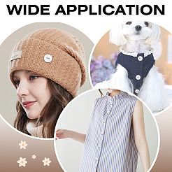 70Pcs 5 Styles Shell Buttons&nbsp;FIND-ME0003-63