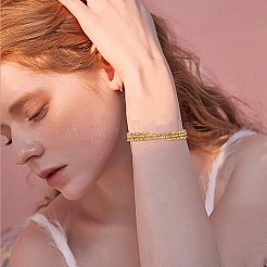 Brass Twisted Flower Beaded Cuff Bangle&nbsp;JB762A
