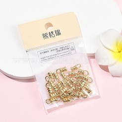 シェグレースの真鍮製コードエンド  コラム  カドミウムフリー＆ニッケルフリー＆鉛フリー  18KGP本金メッキ  10.5x5x4.5mm  穴：3mm  内径：2.9mm&nbsp;XGRQ1R600-353G