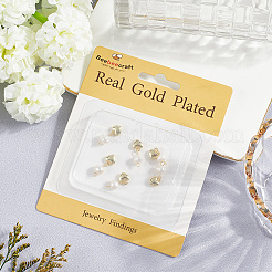 6Pcs Brass & Natural Pearl Heart Pendants&nbsp;KK-BBC0019-31