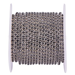 Brass Rhinestone Strass Chains&nbsp;CHC-R125-S6-08S
