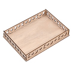 Moon and Star Cutout Wood Storage Box&nbsp;WD-CBACC5B-01