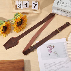 PUレザーアーチェリー弓ショルダーストラップ  ココナッツブラウン  850~1440x25~63.5x5~7mm&nbsp;AJEW-WH0485-73
