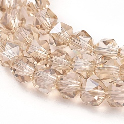 Electroplate Glass Beads Strands&nbsp;EGLA-L018-B