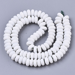 Handmade Frosted Lampwork Beads Strands&nbsp;LAMP-T007-10L