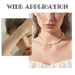 6Pcs 3 Styles Brass Micro Pave Clear Cubic Zirconia Pendants&nbsp;KK-BBC0001-50
