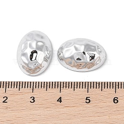 Ccbプラスチックカボション  オーバル  プラチナ  18x13x7mm&nbsp;KY-C020-09P