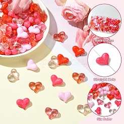 90Pcs 6 Styles Acrylic Beads&nbsp;MACR-YW0003-80
