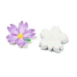 Opaque Resin Enamel Cabochons&nbsp;CRES-D308-10
