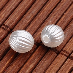 Round Imitation Pearl Acrylic Beads&nbsp;OACR-L004-4481