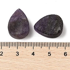 天然石アメジストカボション  ティアドロップ  17.5~18x13x9~9.5mm&nbsp;G-K338-40A-01