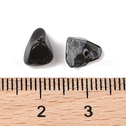 天然雪の結晶黒曜石チップビーズ  5~9x5~12mm  穴：1~1.2mm&nbsp;G-XCP0001-27