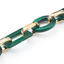Acrylic and CCB Plastic Link Chains Bag Handles&nbsp;AJEW-BA00069