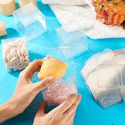 20Pcs Square Transparent Plastic PVC Box Gift Packaging&nbsp;CON-TA0001-26