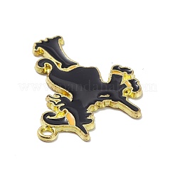 Halloween Alloy Enamel Pendants&nbsp;PALLOY-O108-04LG-03