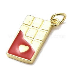 Brass Enamel Pendants&nbsp;KK-P338-11G-01