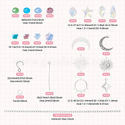 DIY Star Moon Suncatcher Making Kits&nbsp;DIY-TA0013-80