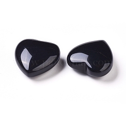 Natural Obsidian Heart Love Stone&nbsp;G-L533-05