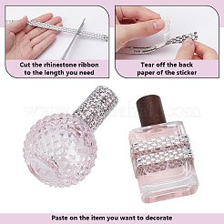 Glass Hotfix Rhinestone&nbsp;DIY-WH0622-549B