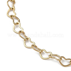 304 Stainless Steel Link Chains Bracelets for Women&nbsp;BJEW-G725-08G