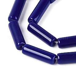 Opaque Solid Color Glass Beads Strands&nbsp;X-GLAA-N070-01A-C05