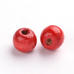 Natural Wood Beads&nbsp;X-YTB022-1