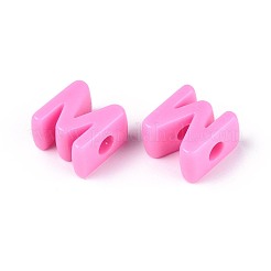 Opaque Acrylic European Beads&nbsp;OACR-M027-01M-02