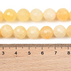 Natural Yellow Jade Beads Strands&nbsp;GG-NH0014-C02-10mm