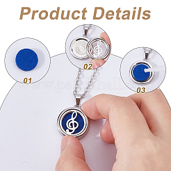 2 Sets Alloy Hollow Essential Oil Diffuser Perfume Locket Pendant 304 Stainless Steel Chain Necklaces&nbsp;NJEW-HS0001-22C