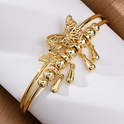 Brass Cuff Bangles&nbsp;BJEW-U025-06G