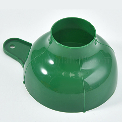 プラスチック漏斗セット2個  グリーン  135~167x100~124x63~76mm  内径：41.5~52mm&nbsp;AJEW-BM0001-38B
