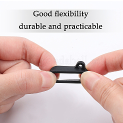 24Pcs 2 Style Silicone Rings with 12Pcs Adjustable Necklace Lanyard Anti-Lost Pendant Holder&nbsp;DIY-GF0008-09B