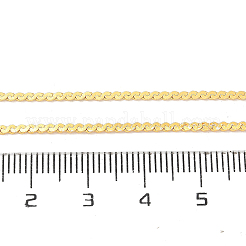 1.5mmラックメッキ真鍮サーペンタインチェーンネックレス女性男性用  カドミウムフリー＆鉛フリー  901ステンレススチール留め具  長持ちメッキ  18KGP本金メッキ  21.26インチ（54cm）&nbsp;MAK-L044-12G