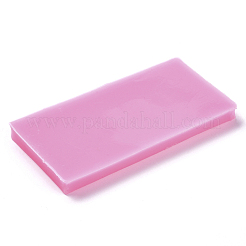 食品グレードのシリコンモールド  フォンダン型  DIYケーキデコレーション用  チョコレート  キャンディ  UVレジン＆エポキシ樹脂ジュエリー作り  はしご  濃いピンク  83x42.5x6.5mm  内径：66x26.5mm&nbsp;DIY-L026-146