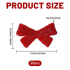 30Pcs Opaque Resin Cabochons&nbsp;CRES-CA0001-30A