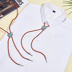 2Pcs PU Leather Bolo Tie Necklaces&nbsp;NJEW-ME0001-22B