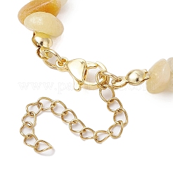 Starfish Synthetic Turquoise & Natural Topaz Jade Chip Beaded Bracelets for Women&nbsp;BJEW-JB11264-05