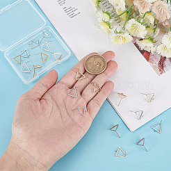 20Pcs 2 Colors Brass Stud Earring Findings&nbsp;KK-BC0008-33